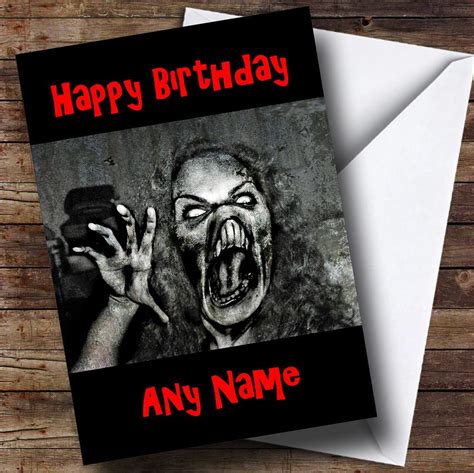 creepy birthday cards|scary personalised birthday cards.